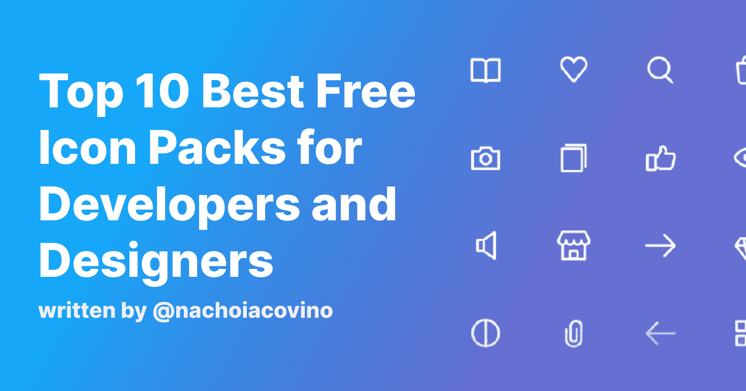 Top 10 Best Free Icon Packs for Developers and Designers